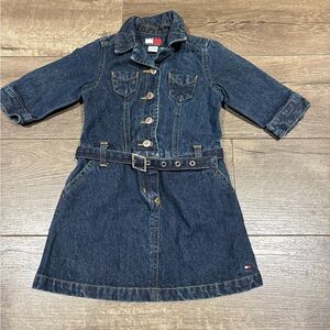 Tommy Hilfiger Blue Denim Kids Jacket Dress
